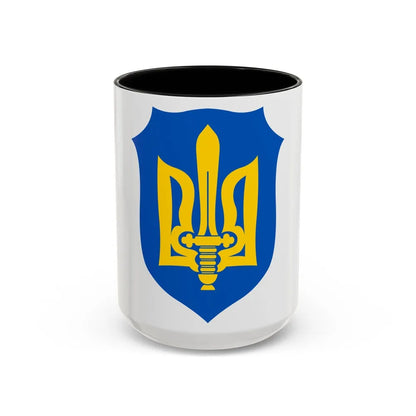 Organization of Ukrainian Nationalists - Accent Coffee Mug-15oz-Black-Go Mug Yourself