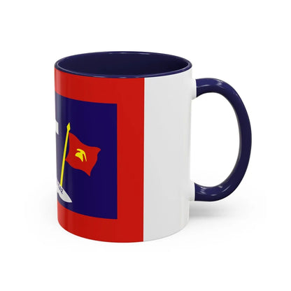 Flag of Hydra Greece - Accent Coffee Mug-Go Mug Yourself