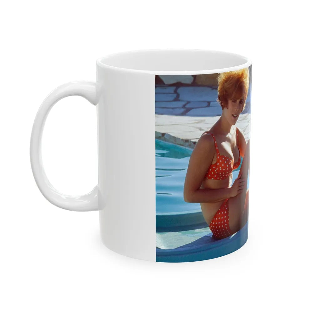 Jill St. John #162 (Vintage Female Icon) White Coffee Mug-Go Mug Yourself