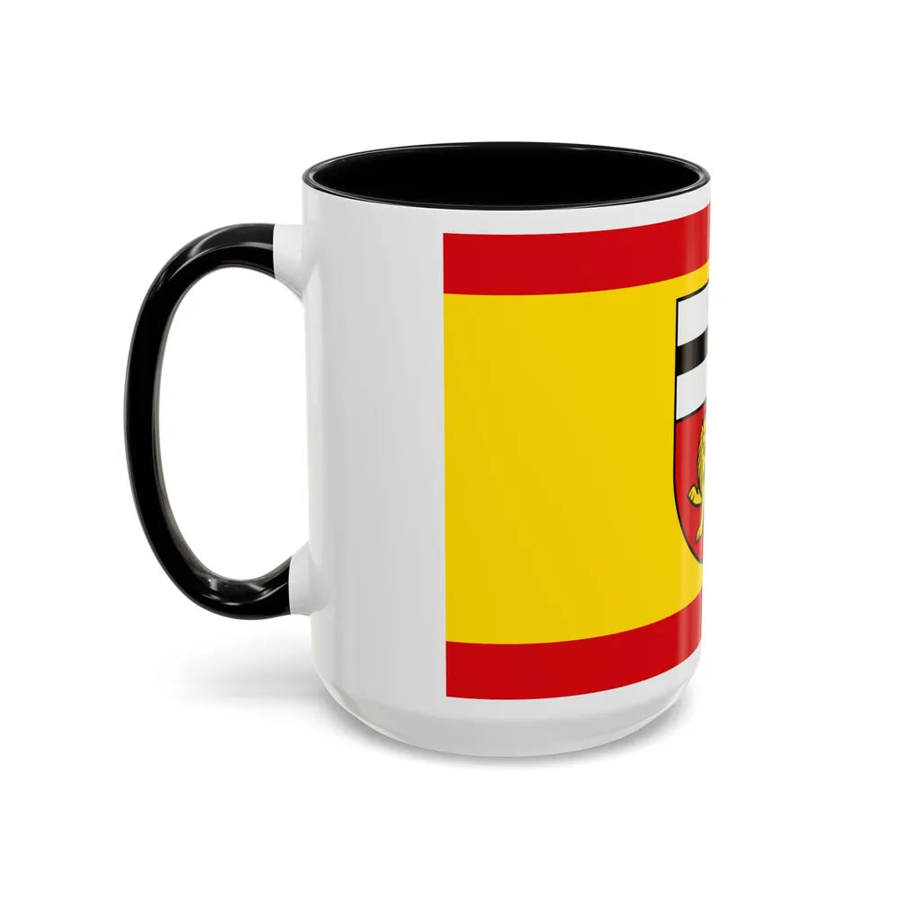 Flag of Bonn Germany - Accent Coffee Mug-Go Mug Yourself