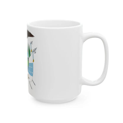 Coat of arms of Ecuador (1845) - White Coffee Mug-Go Mug Yourself