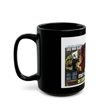 DEATH RIDES A HORSE (BELGIUM) 1967 Movie Poster - Black Coffee Mug-Go Mug Yourself