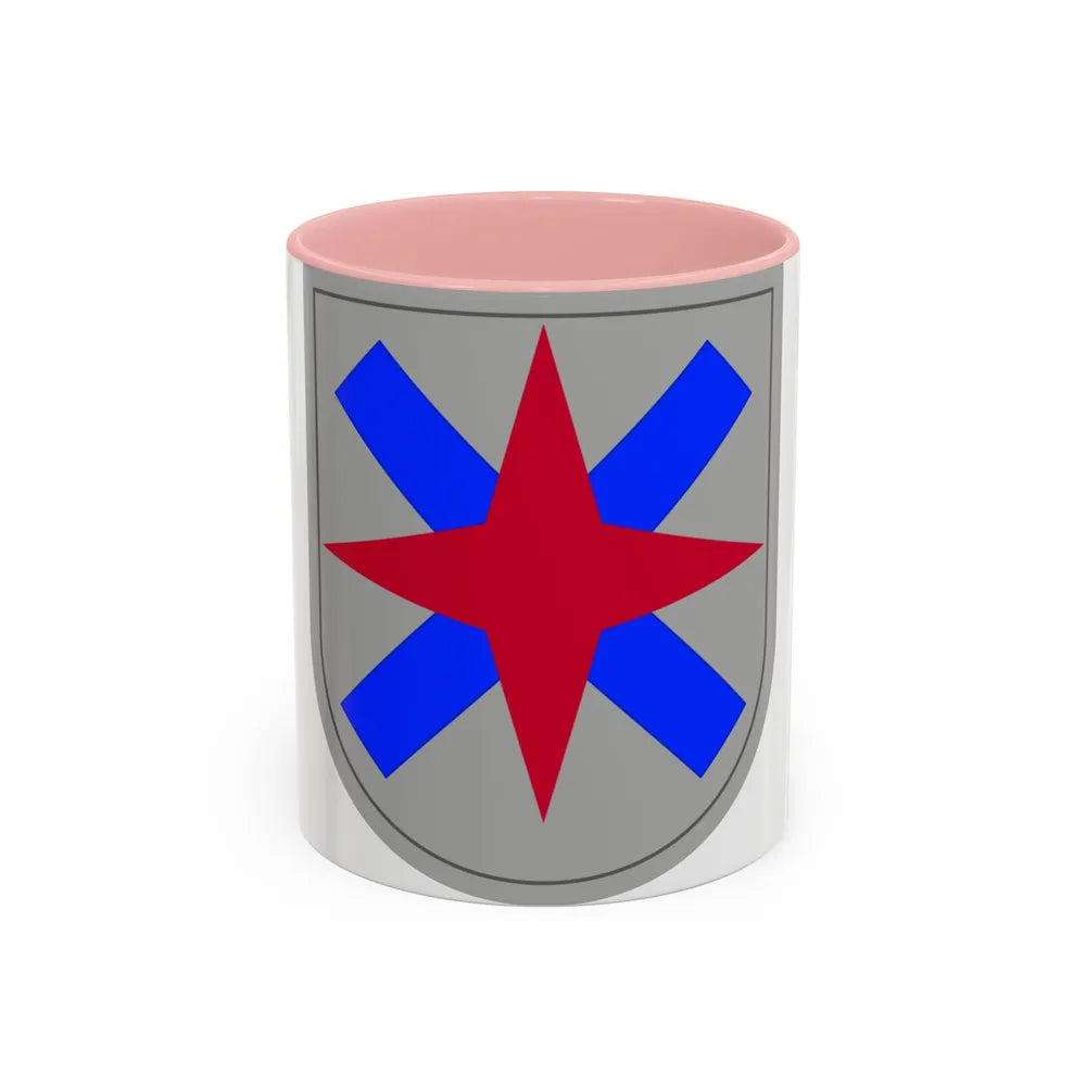 XIV Corps (U.S. Army) Accent Coffee Mug-11oz-Pink-Go Mug Yourself