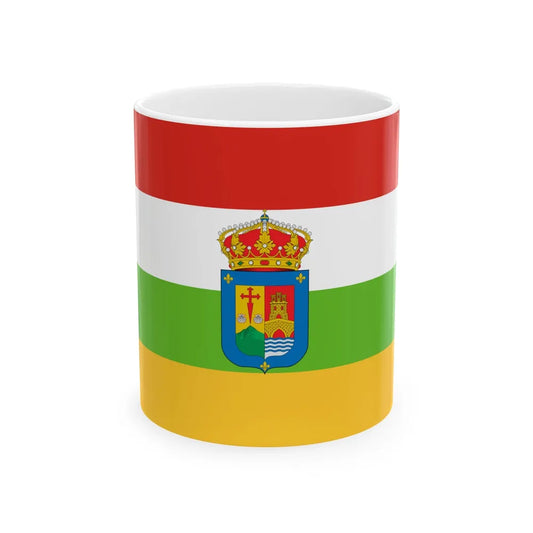 Flag of La Rioja Spain - White Coffee Mug-11oz-Go Mug Yourself