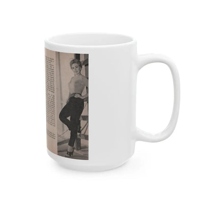 Kim Novak #141 - Scanned Mag. 66 Photos (Vintage Female Icon) White Coffee Mug-Go Mug Yourself