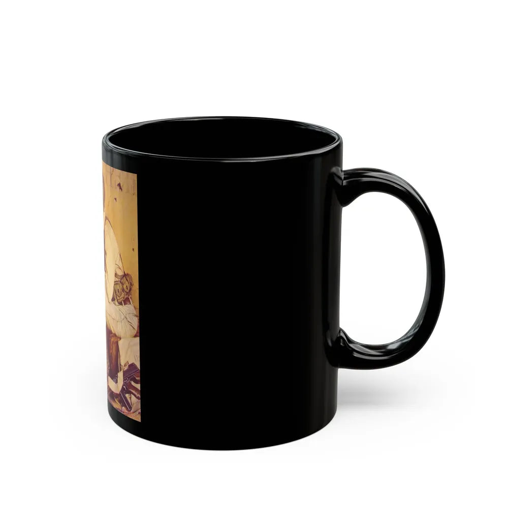 Rockwell2 (4) - Black Coffee Mug-Go Mug Yourself