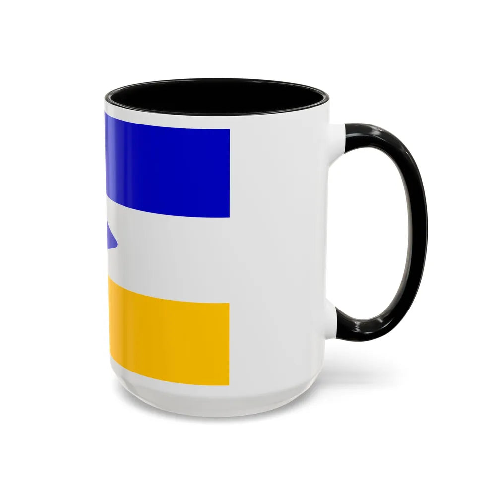 Flag of Mapuche - Accent Coffee Mug-Go Mug Yourself