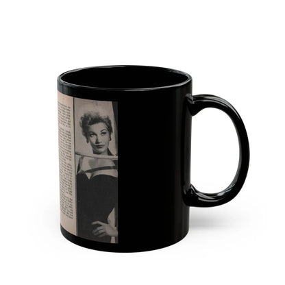 Kim Novak #160 - Scanned Mag. 66 Photos (Vintage Female Icon) Black Coffee Mug-Go Mug Yourself