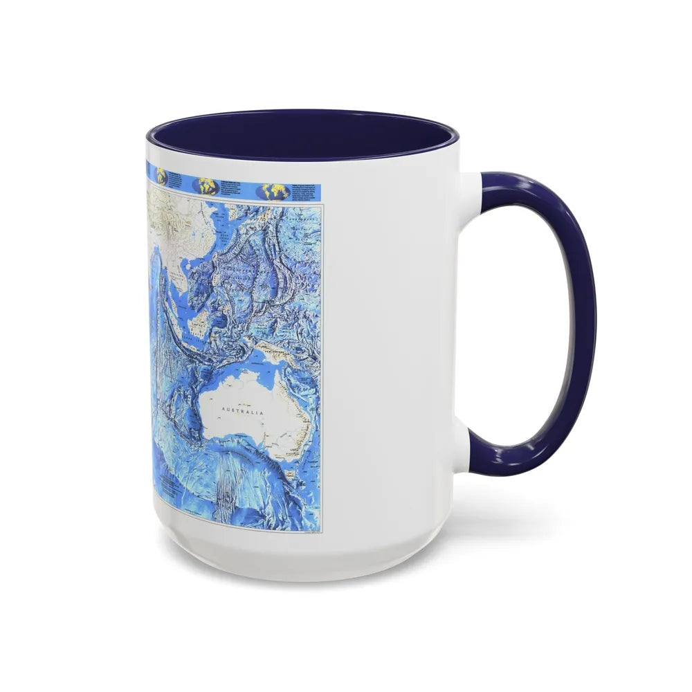 Indian Ocean (1992) (Map) Accent Coffee Mug-Go Mug Yourself