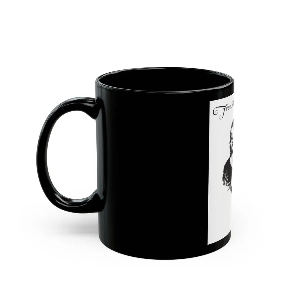 Free, White and Female (3), Collier's, March 3, 1928 - Black Coffee Mug-Go Mug Yourself