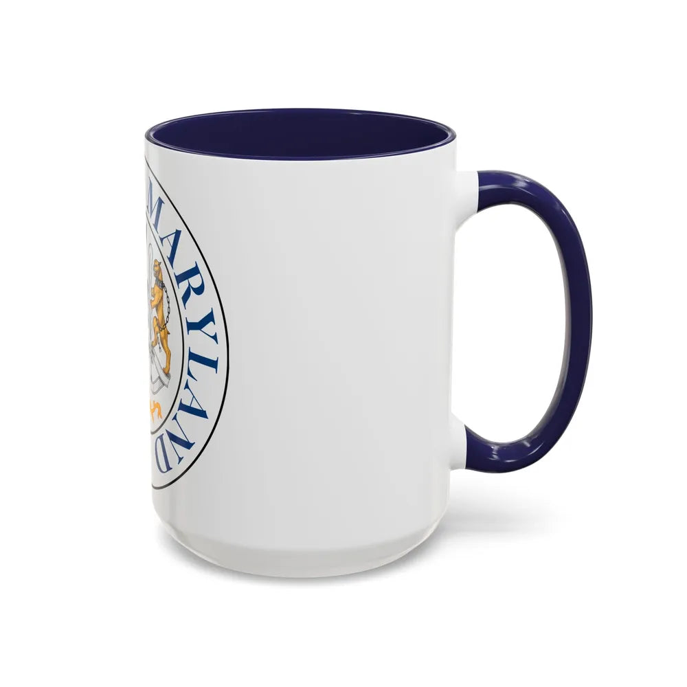 Seal of Rockville Maryland - Accent Coffee Mug-Go Mug Yourself