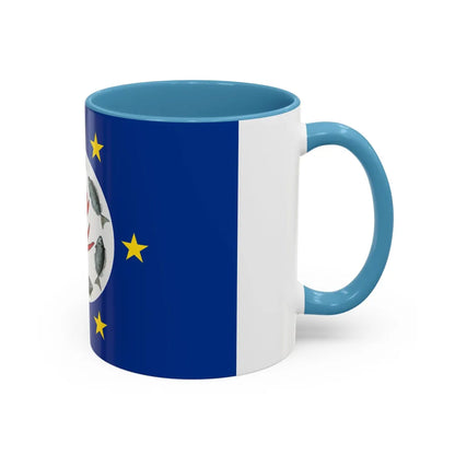 Flag of Airai Palau - Accent Coffee Mug-Go Mug Yourself