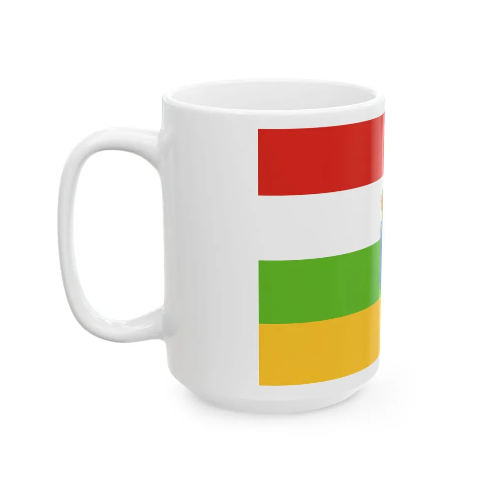 Flag of La Rioja Spain - White Coffee Mug-Go Mug Yourself