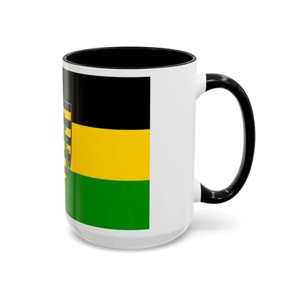 Flag of Coburg Germany - Accent Coffee Mug-Go Mug Yourself