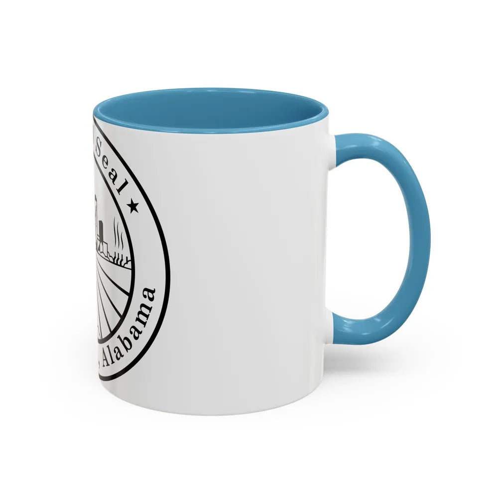 Seal of Birmingham Alabama - Accent Coffee Mug-Go Mug Yourself