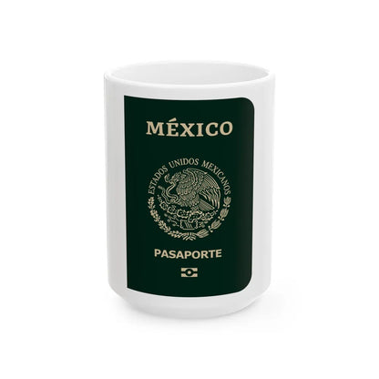 Mexican Passport - White Coffee Mug-15oz-Go Mug Yourself