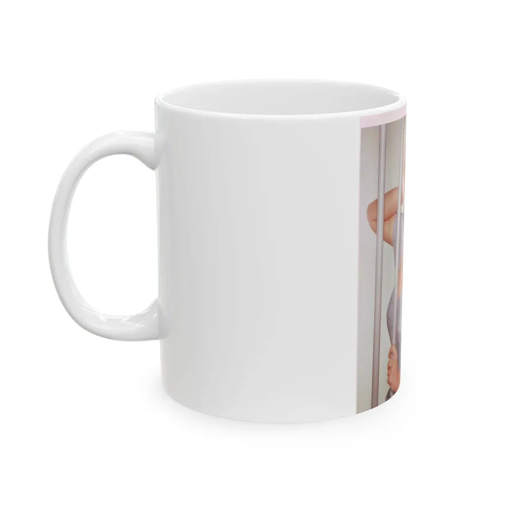 Barbara Nichols #492 (Vintage Female Icon) White Coffee Mug-Go Mug Yourself