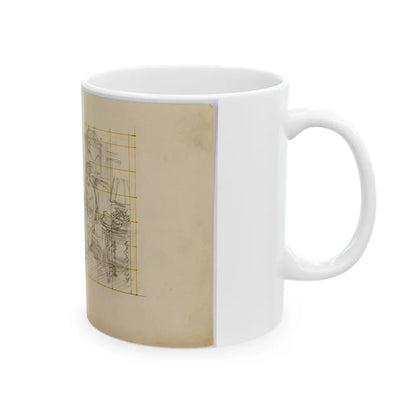 Conceptual Drawings - White Coffee Mug-Go Mug Yourself