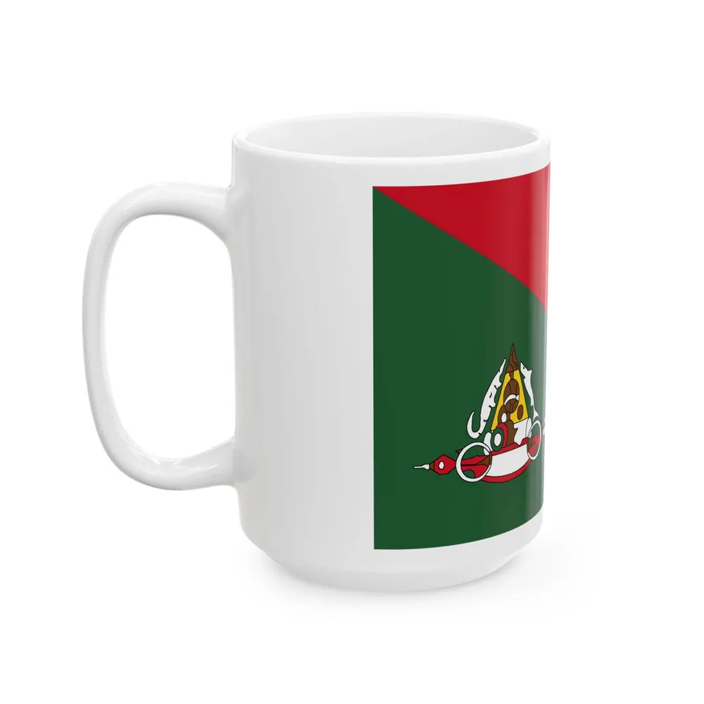 Flag of East Sepik Papa New Guinea - White Coffee Mug-Go Mug Yourself