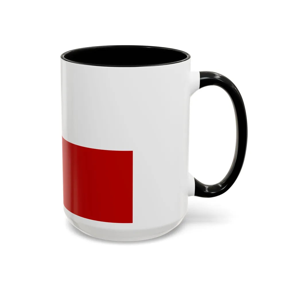 Flag of Gaeta Italy - Accent Coffee Mug-Go Mug Yourself