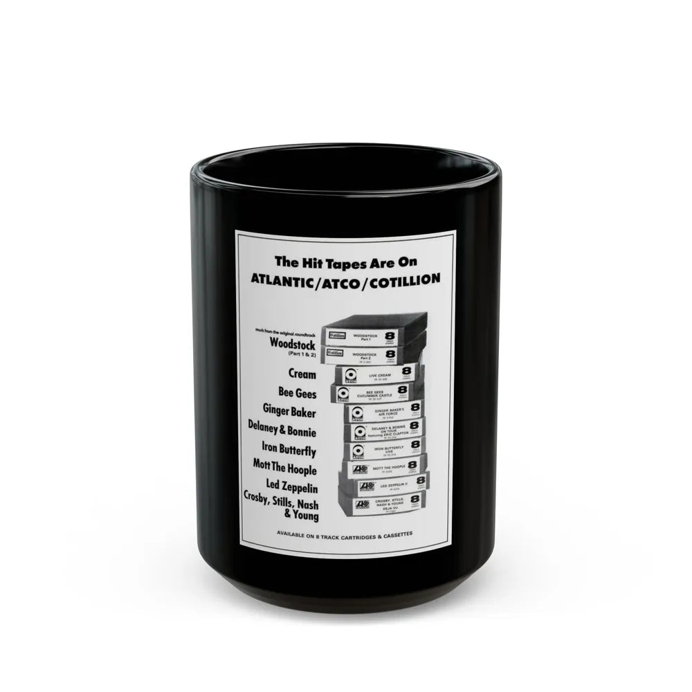 Kasetter 1970 (Music Poster) Black Coffee Mug-15oz-Go Mug Yourself