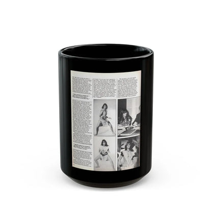 Caroline Munro #369 - Starbust Mag. #24 August '80 (Vintage Female Icon) Black Coffee Mug-15oz-Go Mug Yourself