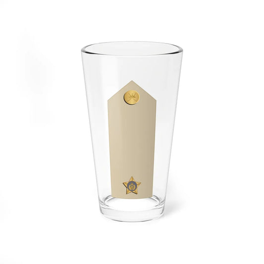 08.RAFO 2LT (Oman) (Military Rank) Pint Glass 16oz 16oz - Go Mug Yourself