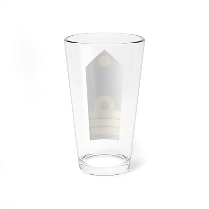 09 Indian Navy CDR (India) (Military Rank) Pint Glass 16oz - Go Mug Yourself