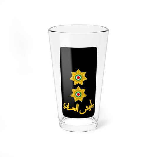 09. JLF 1LT (Jordan) (Military Rank) Pint Glass 16oz 16oz - Go Mug Yourself