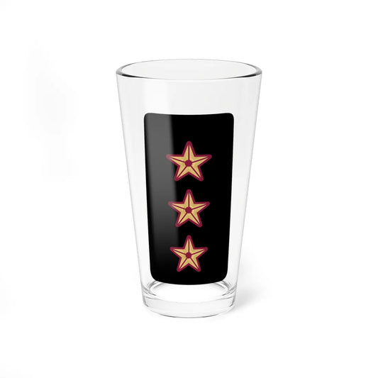 09. QENF CAPT (Qatar) (Military Rank) Pint Glass 16oz 16oz - Go Mug Yourself
