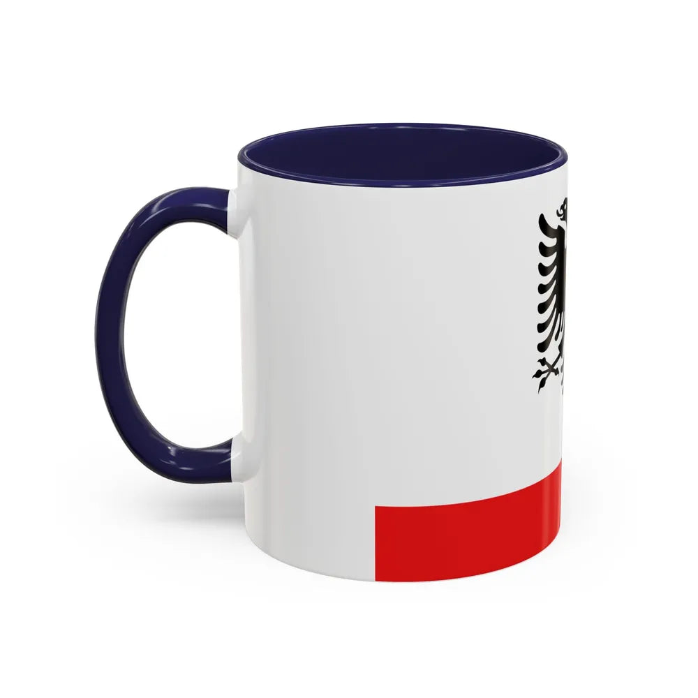 Naval Ensign of Albania - Accent Coffee Mug-Go Mug Yourself