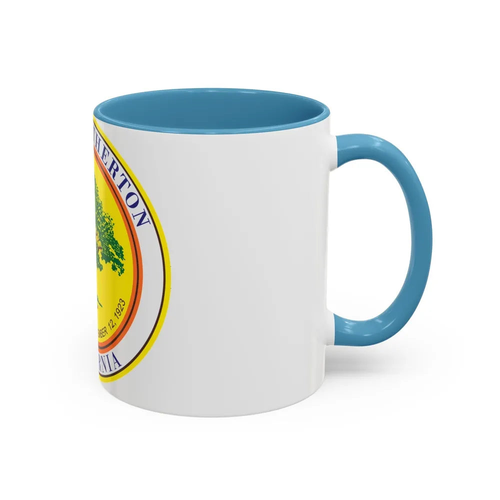 Seal of Atherton California - Accent Coffee Mug-Go Mug Yourself