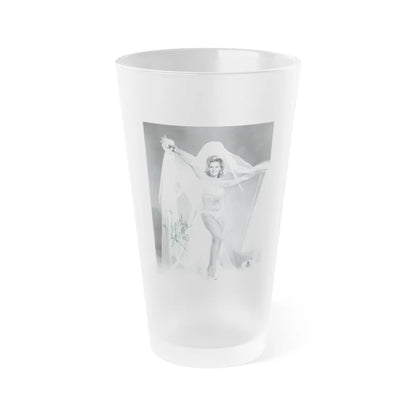 Nancy Kovack #04 (Vintage Female Icon) Frosted Pint 16oz-16oz-Frosted-Go Mug Yourself