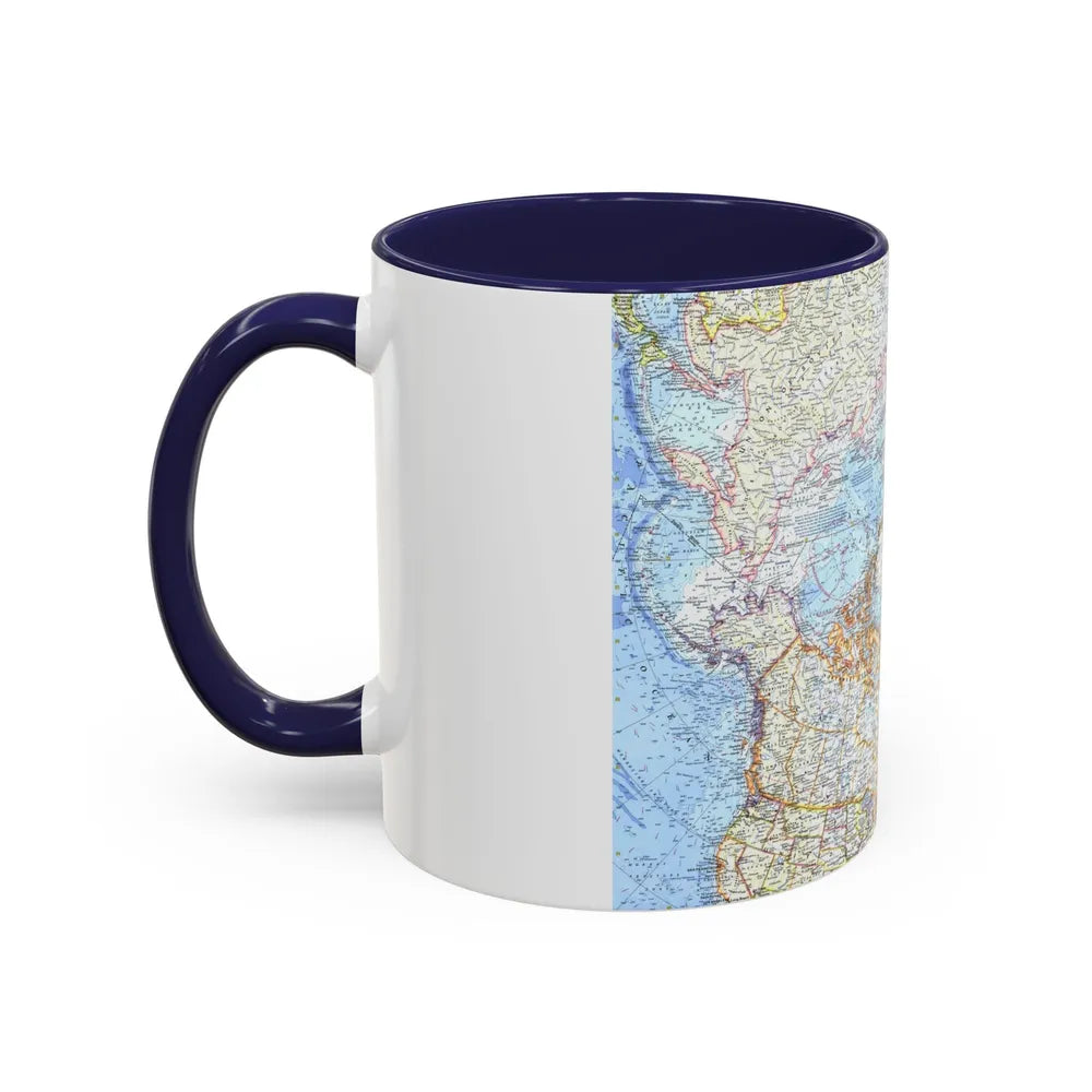 Top Of The World (1965) (Map) Accent Coffee Mug-Go Mug Yourself