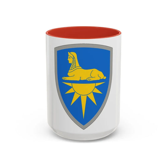 Intelligence Command (U.S. Army) Accent Coffee Mug-15oz-Red-Go Mug Yourself