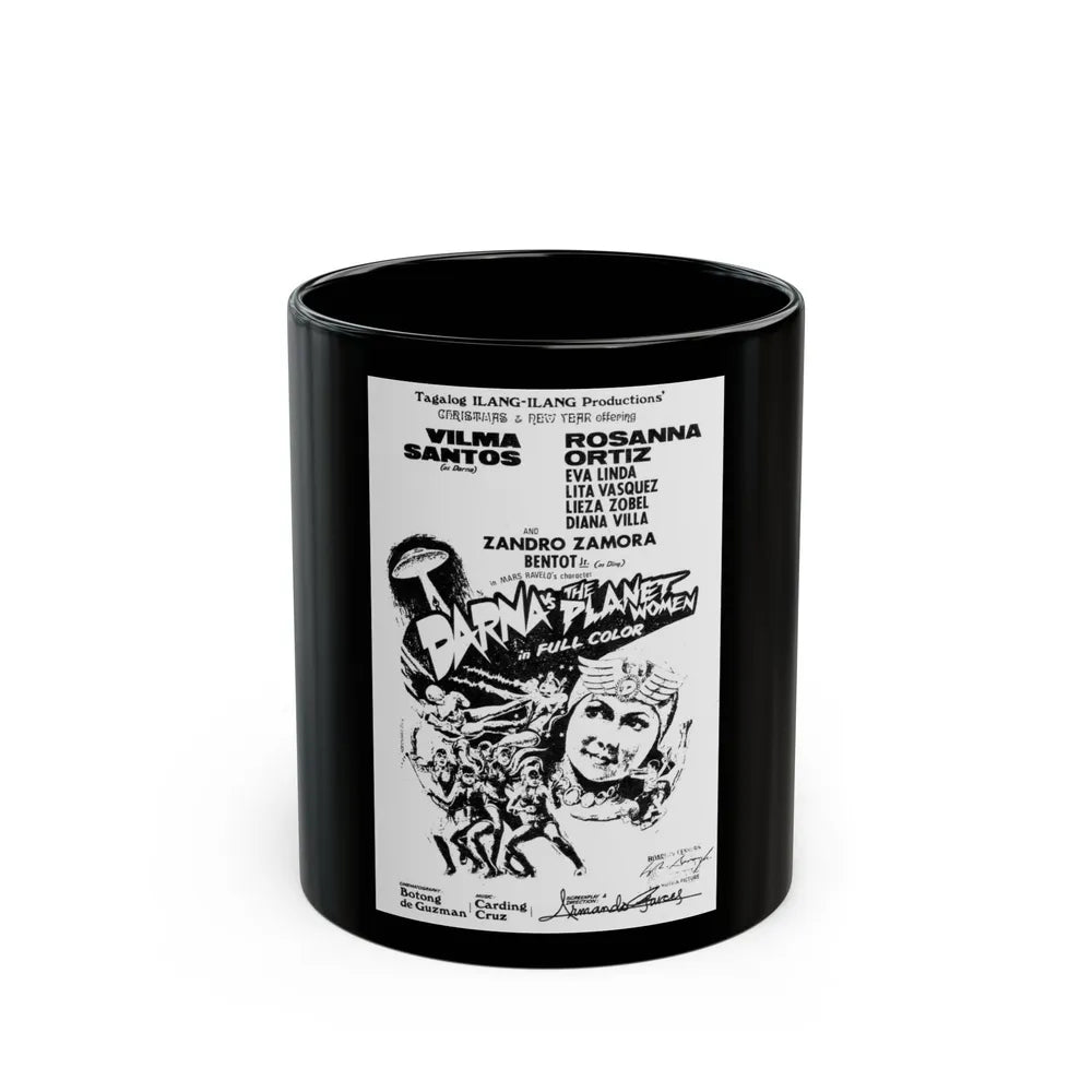 DARNA VS THE PLANET WOMEN 1975 Movie Poster - Black Coffee Mug-11oz-Go Mug Yourself