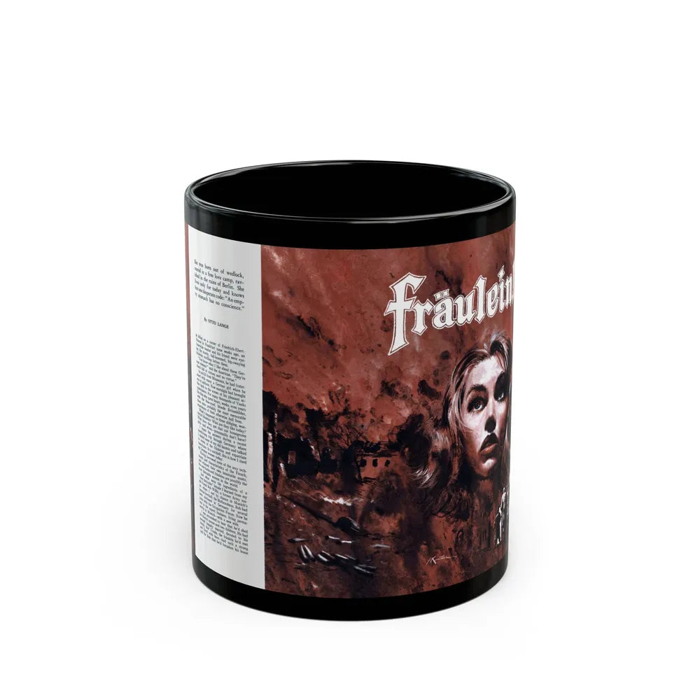 Fraulein!, Male magazine, September 1956 - Black Coffee Mug-11oz-Go Mug Yourself