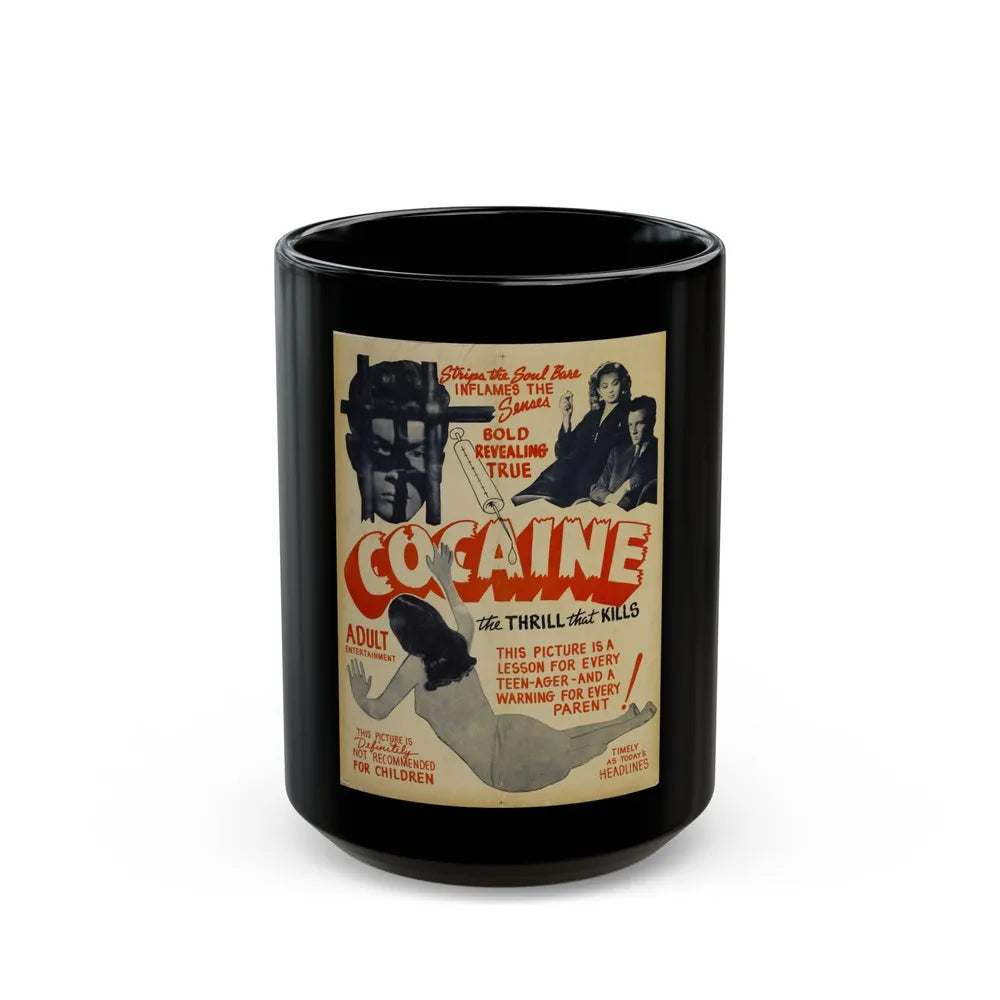 COCAINE (THE PACE THAT KILLS) 1935 Movie Poster - Black Coffee Mug-15oz-Go Mug Yourself