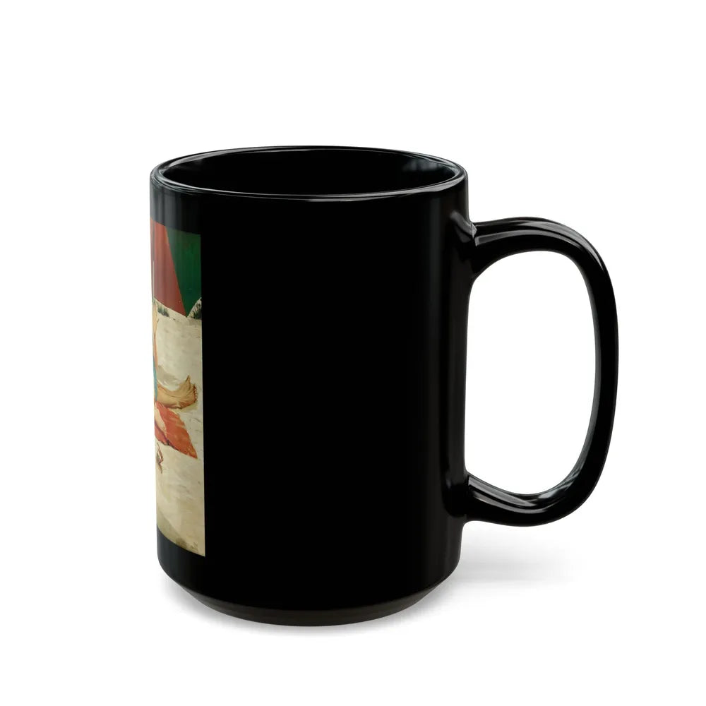 Crab Attack, the I-Pinch, circa 1950s-1960s - Black Coffee Mug-Go Mug Yourself