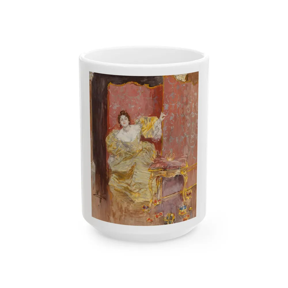 Discarded Crowns, 1895 - White Coffee Mug-15oz-Go Mug Yourself