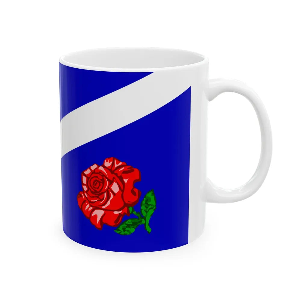 Flag of Windsor Ontario Canada - White Coffee Mug-Go Mug Yourself