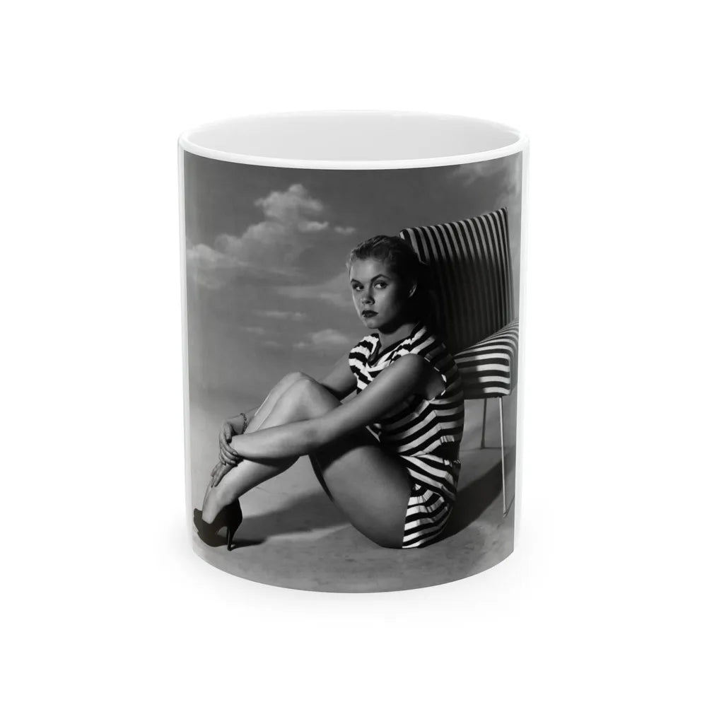 Elizabeth Montgomery #83 (Vintage Female Icon) White Coffee Mug-11oz-Go Mug Yourself