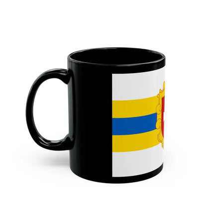 Flag of Rivne Oblast Ukraine - Black Coffee Mug-Go Mug Yourself