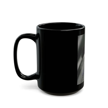 Barbara Rush #174 (Vintage Female Icon) Black Coffee Mug-Go Mug Yourself