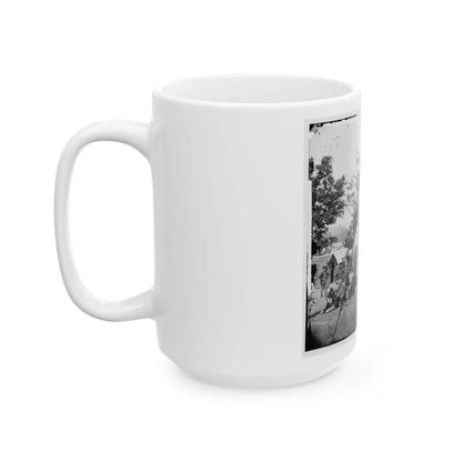 Chattanooga, Tenn., Vicinity. Federal Camp By The Tennessee River (U.S. Civil War) White Coffee Mug-Go Mug Yourself