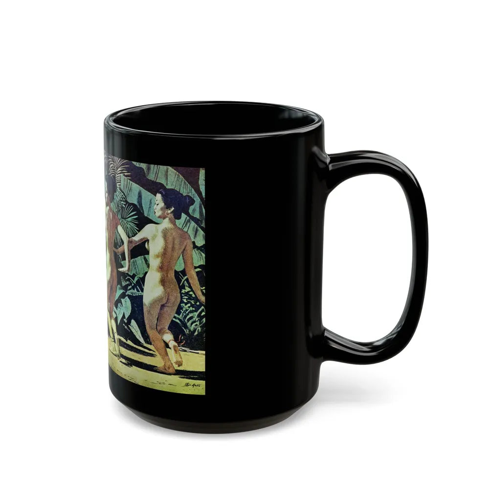 Dancing Angels of Death, True magazine, September 1955 - Black Coffee Mug-Go Mug Yourself