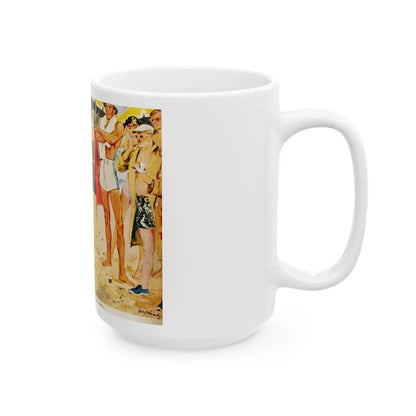 Daring Bikini, 1949 - White Coffee Mug-Go Mug Yourself