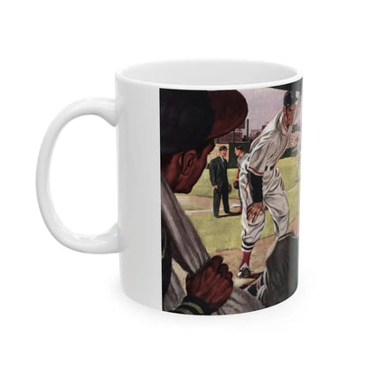 Dugout Rebel, The American Magazine, September 1951 - White Coffee Mug-Go Mug Yourself