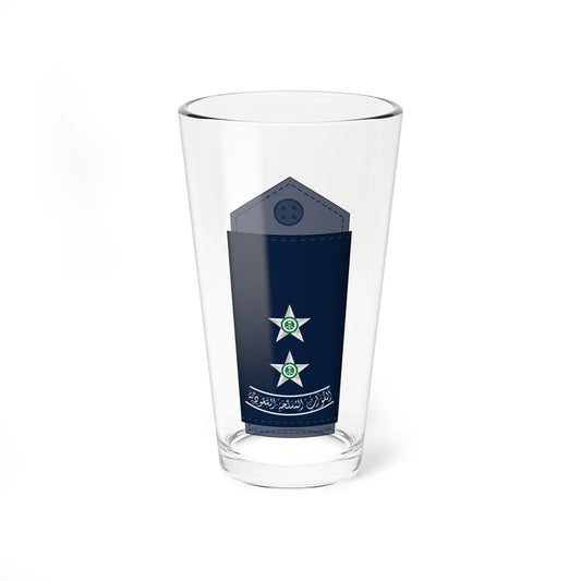 09.RSAF 1LT (Saudi Arabia) (Military Rank) Pint Glass 16oz 16oz - Go Mug Yourself