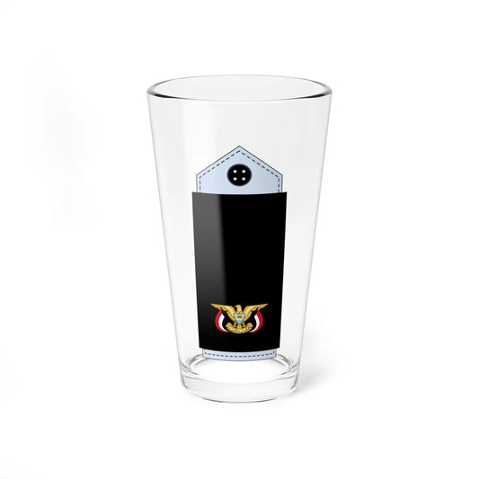 09.YN LTCM (Yemen) (Military Rank) Pint Glass 16oz 16oz - Go Mug Yourself